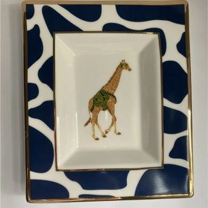 C WONDER Giraffe ceramic dish